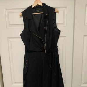 City Chic Moto Jacket Style Dress Size M/18